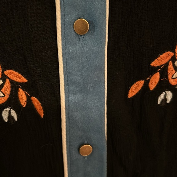 NWT John Moon Western Long Sleeved Button Down - Picture 13 of 13